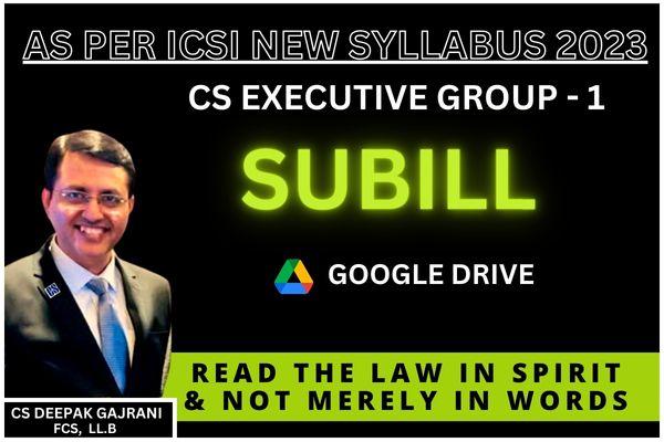 Subec SUBEC - New Syllabus 2023- GD